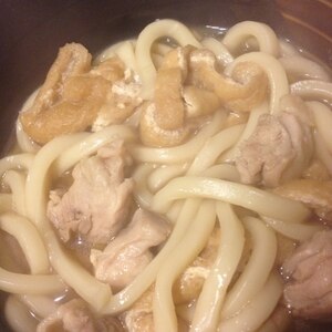 優しい味＆美味しい「　鶏肉とネギのうどん　」